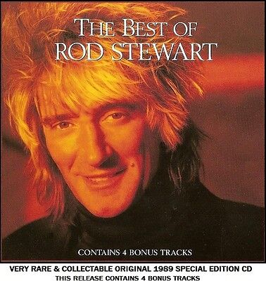 Rod Stewart - The Very Best Greatest Hits Collection RARE 1989 CD 80's 90's 