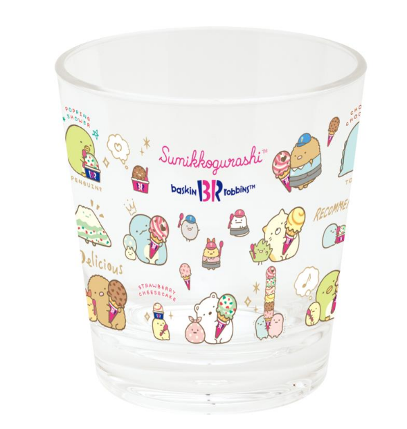 Прозрачная чашка для мороженого Sumikko Gurashi Baskin Robbins 31 из метакриловой смолы