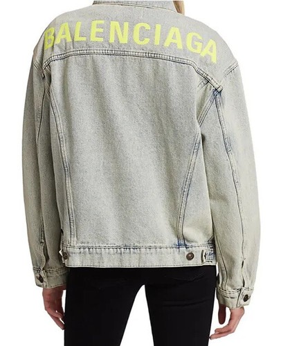 Balenciaga Logo Jean Jacket! Brand New. Sold Out Everywhere