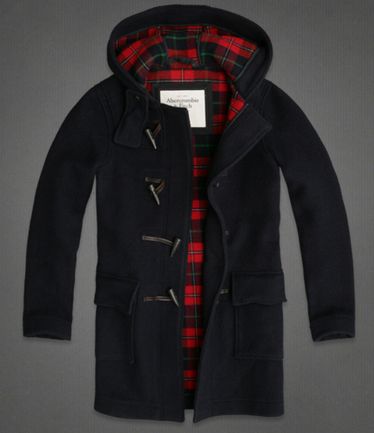 Pre-owned Abercrombie & Fitch Men Parka Jacket Size(s) In Black