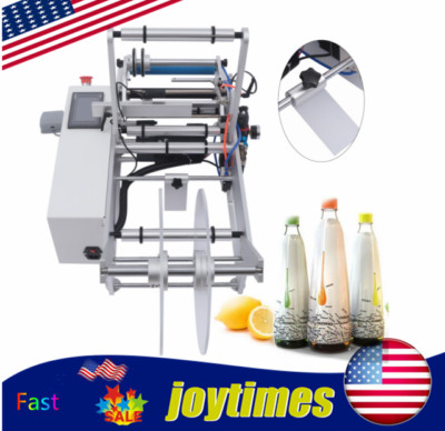 For Glass Plastic Metal Bottles Semi-automatic Round Bottle Labeling Equipment