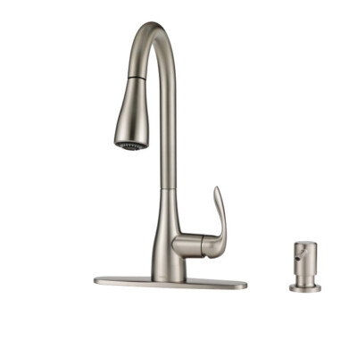 Moen 87912EWSRS Georgene Stainless One-Handle High Arc Pulldown Kitchen Faucet
