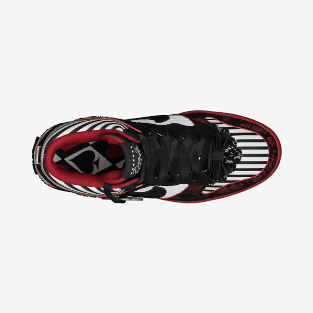 Pre-owned Nike Women's Dunk Sky Hi High Db Doernbecher Size 5.5 Brand Extremely Rare In Black/gym Red/white