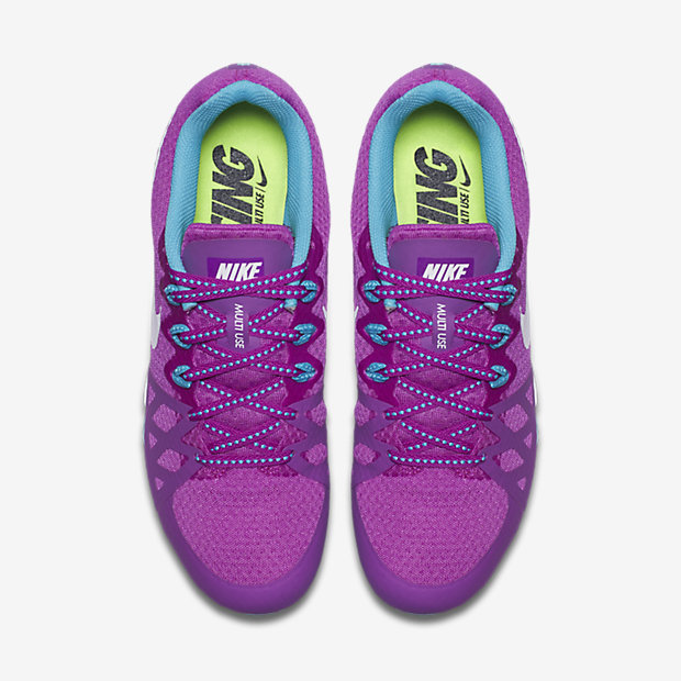 Nike Zoom Rival M 8 Track Spikes Middle Shoes 806559-514 Purple/Blue Women's 9