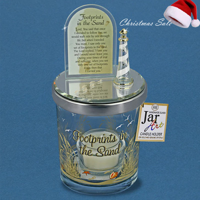 Glass Baron JC4-EM2 950: Footprints in the Sand  New In Box