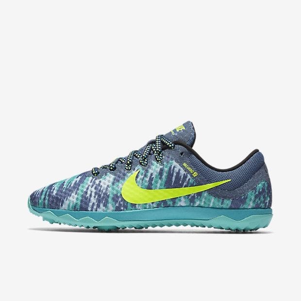 NEW Nike Zoom Rival Waffle Track Spikes Shoes Cross County Blue/Green Women's 10