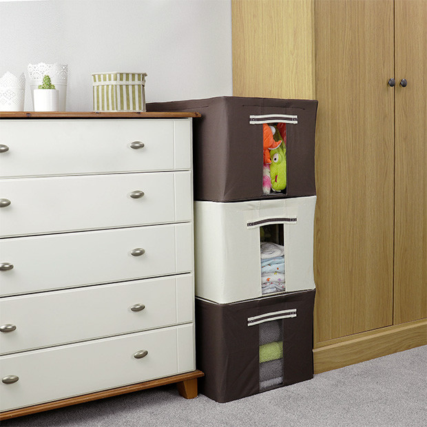 Hangerworld™ 50cm Große Box Aufbewahrungsbox Kiste faltbar stabil