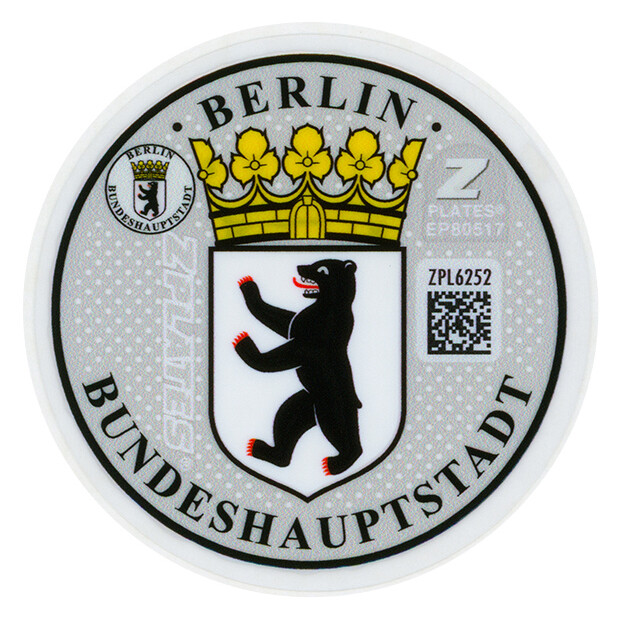 German License Plate Registration Seal and Inspection Replacement Sticker Set