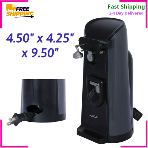 With Knife Sharpener And Bottle Opener, J-30b, Black