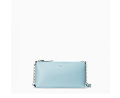 Kate Spade Declan Chain Crossbody Seaside Blue Smooth Leather WKRU6081 NWT FS