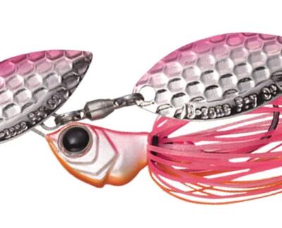 Evergreen Spinnerbait MoDO D Zone Fry 1/4oz Tandem Willow #18 Hot Pink