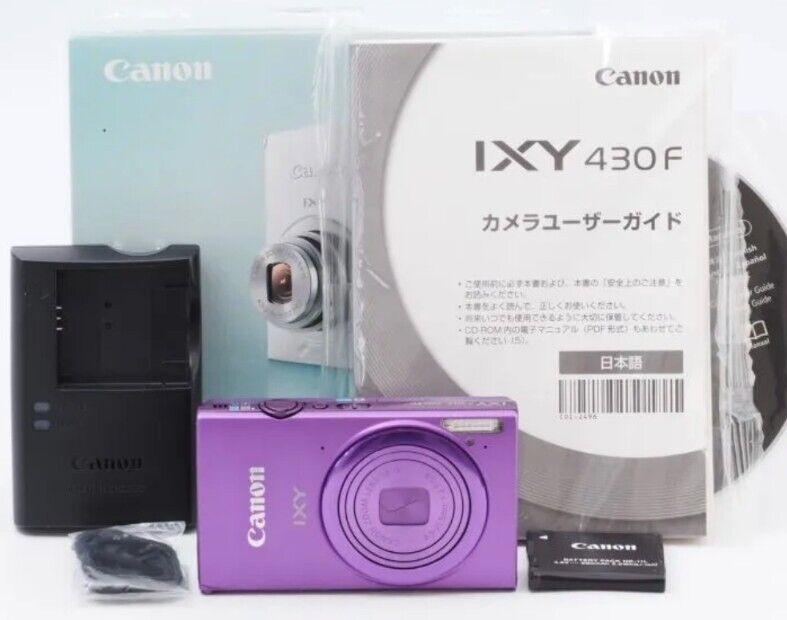 Canon Digital Camera Ixy 430F Purple 16 Million Pixels 5X Canon Digital Camera Ixy 430F Purple 16 Million Pixels 5X