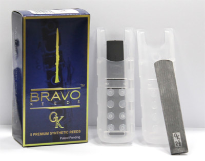 Bravo Synthetic Reeds for Bb Clarinet - Box of 5 - Strength 2.5