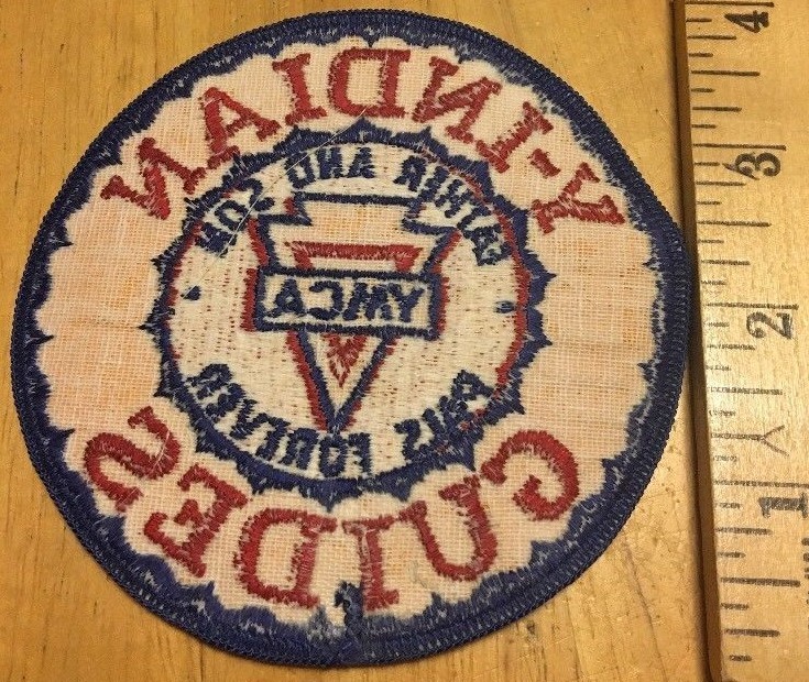Vintage - YMCA Y-INDIAN GUIDES / Father & Son / Pals Forever patch-FREE SHIPPING