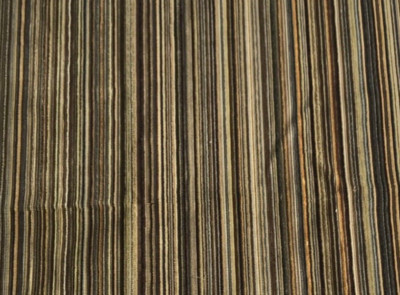 Kravet Couture  Stripe Earth Velvet   24''x24'' Fabric Remnant