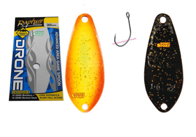 DRONE SPOON  2,0 GR  ORANGE GIALLO ORANGE AREA TROTA   RAPTURE  18810413