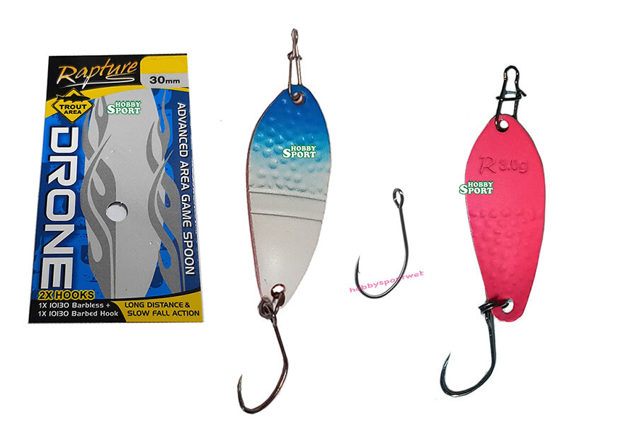 DRONE LD SPOON  3,5 GR BLUE WHITE AREA TROTA   RAPTURE TRABUCCO 18810387