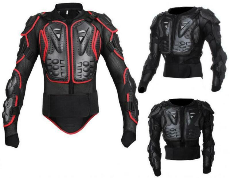 ProtektorenJacke ,Motorradjacke mit Protektoren Herren , Schutz Weste S bis 4XL