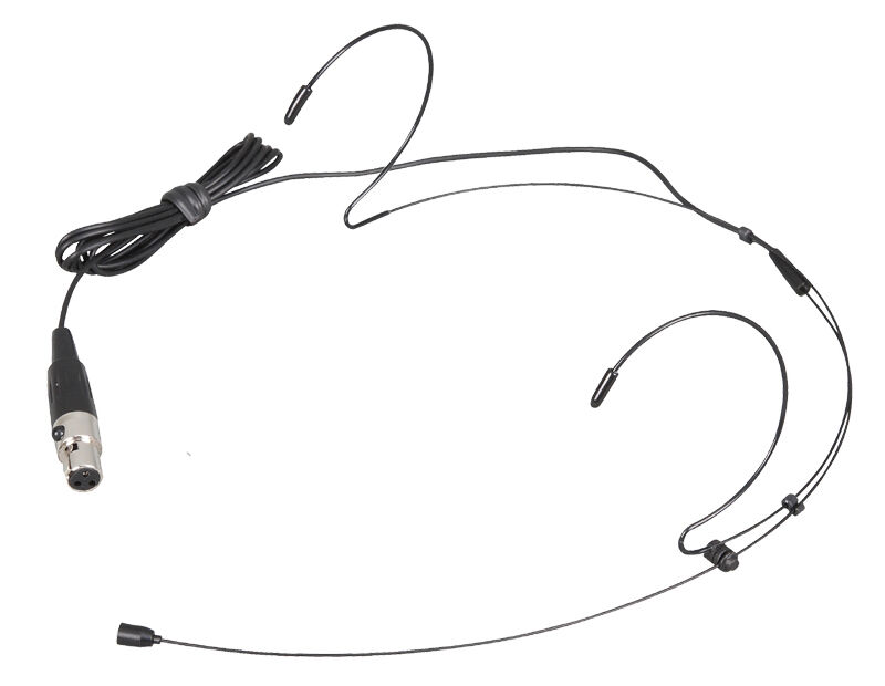 Black Headset Microphone For Samson Akg Wireless Omnidirectional Headworn Mic