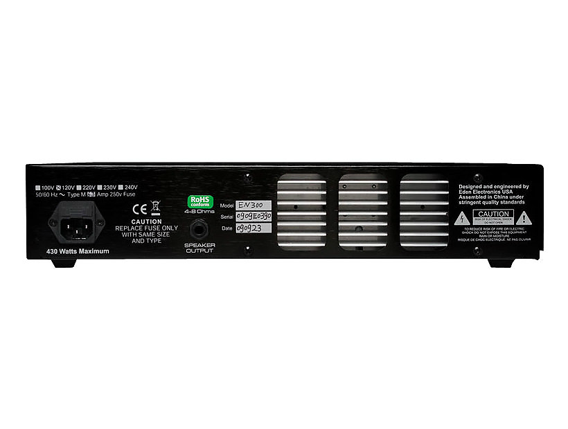 Eden Amplification E300 300 Watt Bass Head - Authorized Dealer!