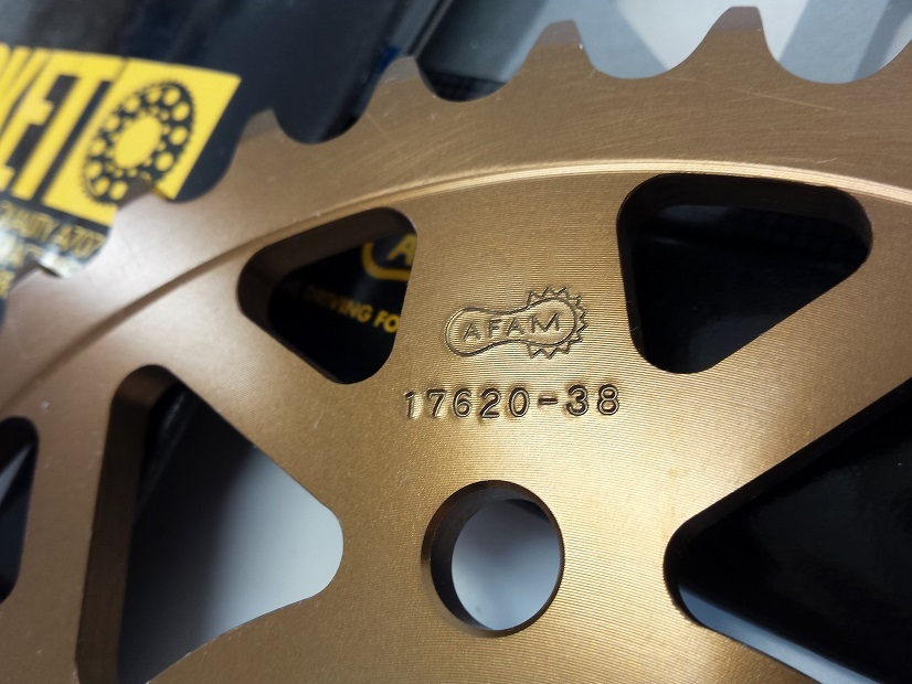 AFAM DRIVEN SPROCKET スプロケット ゴールド Amazon.com: Supersprox RST-486-43-GLD Gold Stealth Sprocket
