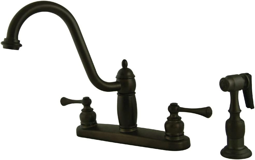 Kingston Brass Heritage Kitchen Faucet Antique Copper KB1115BLBS