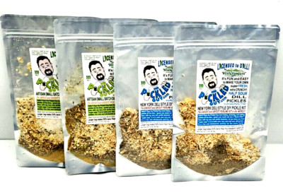 The Pickled Guy - Licensed To Dill - 2 Mild+2 NY Deli - 4Pk - Pickling Kits