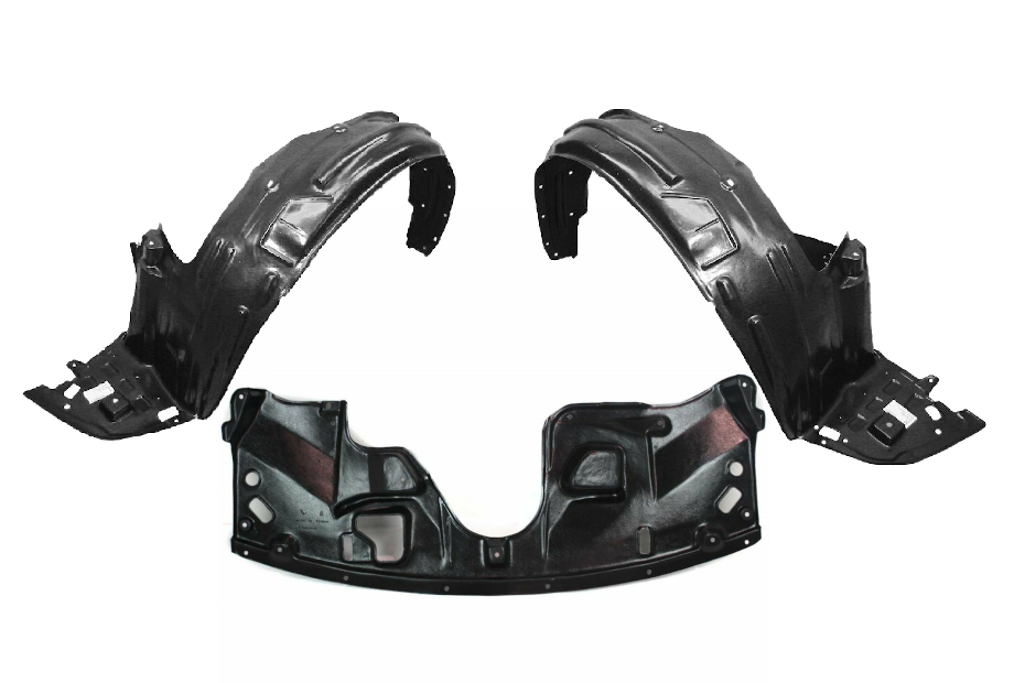 New Front Fender Liner & Undercover Splash Guard Set For 0510 Honda