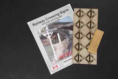 Osborn Model #1054 HO  Railway Crossing Sign Free Shipping