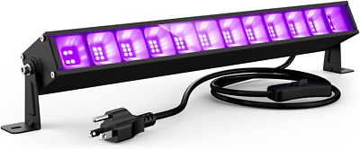 Atfoyer 40W LED Black Light Bar, Black Lights for Glow Party