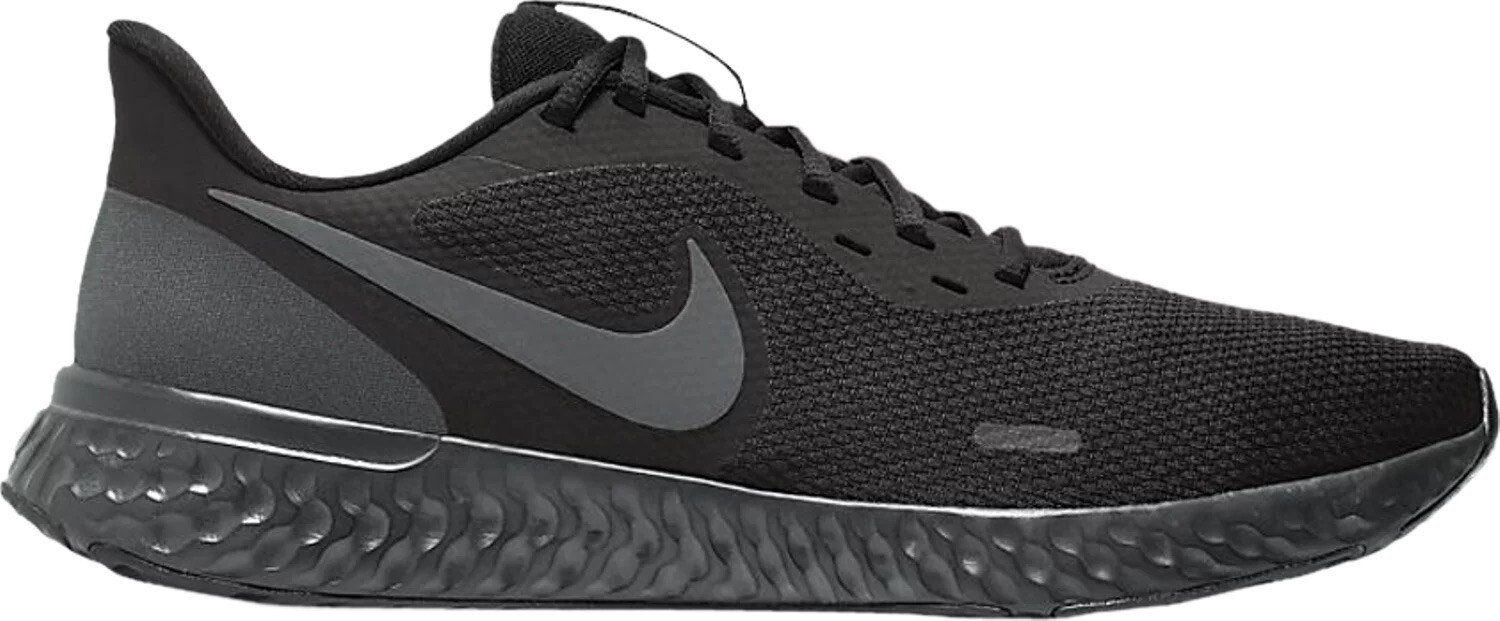 

Кроссовки Nike Revolution 5 Triple Black Anthracite BQ3204-001 мужские 8–9 лет, Черный, Nike Revolution 5