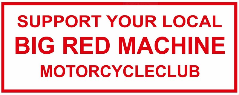 010 Hells Angels Support 81 Big Red Machine Autocollant 
