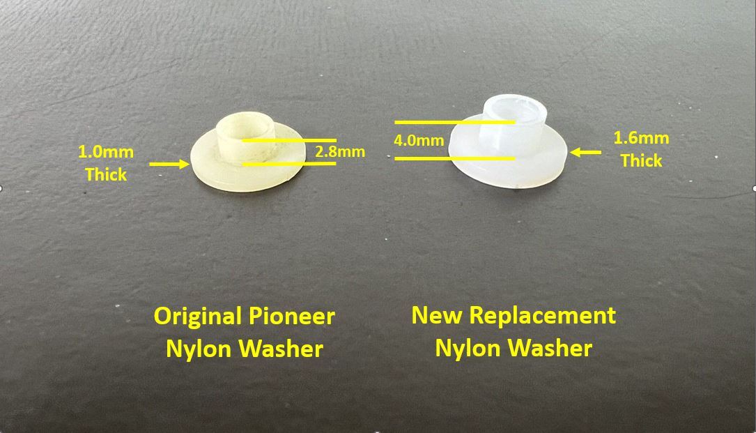Stainless Steel Rack Mount Screw & Washer Set for Pioneer Spec JA-R1A JA-R2S 