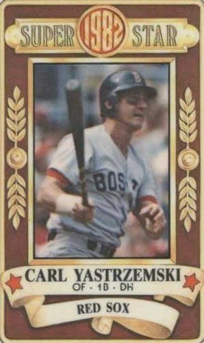 1982 Perma-Graphics/Topps Credit Cards - Carl Yastrzemski #150-SS8213