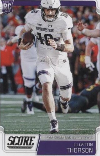 2019 Score Clayton Thorson #411