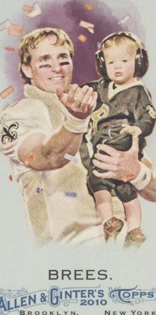 2010 Topps Allen & Ginter's Drew Brees #287