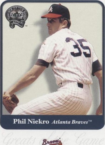 2001 Fleer Greats of the Game - Phil Niekro #70