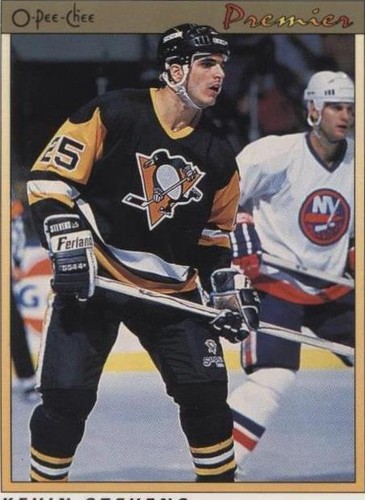 1990-91 O-Pee-Chee Premier - Kevin Stevens #111