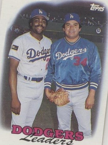 1988 Topps - Fernando Valenzuela Pedro Guerrero #489