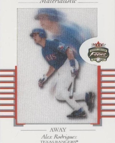 2002 Fleer Focus Jersey Edition - Alex Rodriguez #2 M