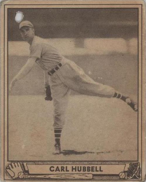 カール・ハッベル　公式サインカード Carl Hubbell Trading Cards for sale | eBay