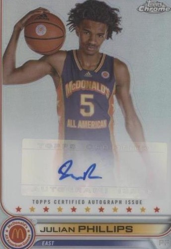 2022 Topps Chrome McDonald's All American - Julian Phillips #CA-JP
