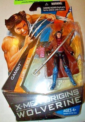GAMBIT ( 4'' ) 2009 ( X-MEN ORIGINS WOLVERINE ) MARVEL MOVIE ACTION FIGURE