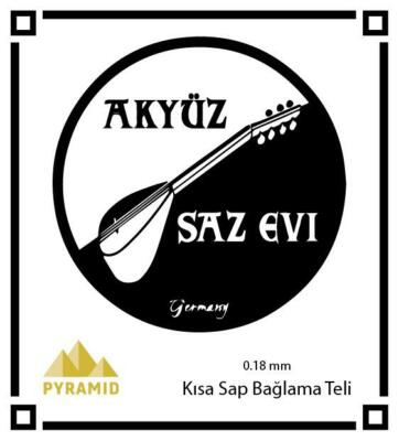  Kisa Sap Pyramid Tel 0,18 Saz / Baglama / Teli / Saiten / String AKYÜZ SAZ EVI