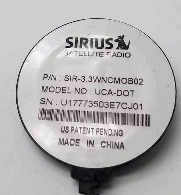 SIRIUS XM Sir-3.3WNCMOB02 UCA DOT Micro Dot SL10 Stiletto S50-C Radio Antenna