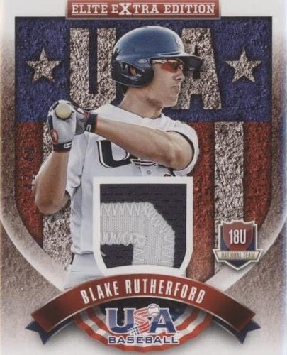 2015 Panini Elite Extra Edition - Blake Rutherford #3