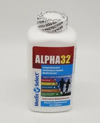ALPHA32 Antioxidant-Rich Multivitamin Nutritional Support Bioavailable exp 03/23