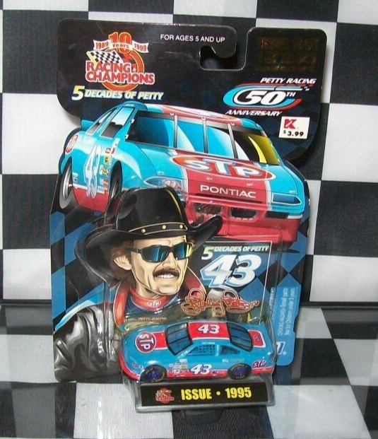 RICHARD PETTY #43 1995 NASCAR RACING CHAMPIONS 1/64 DIECAST