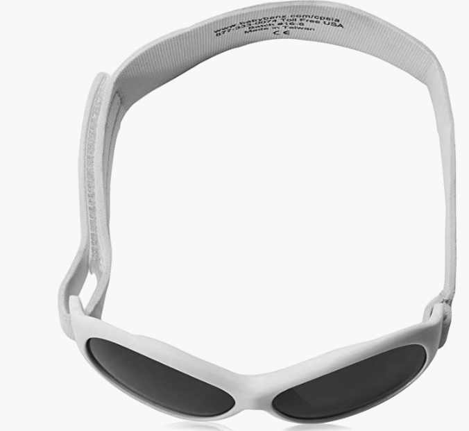 Baby Banz Retro Banz | Oval | White | NEW | 100% UV Protection