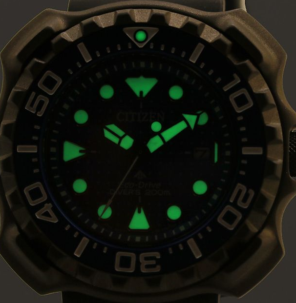 Pre-owned Citizen Limited Edition Promaster Men's Dive Titanium Sports Watch Bn0225-04l
